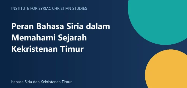 bahasa Siria dan Kekristenan Timur